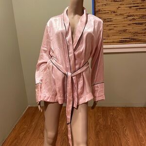 Victoria's Secret Pink Embossed With Victoria's Secret Logo And Black Piping XL